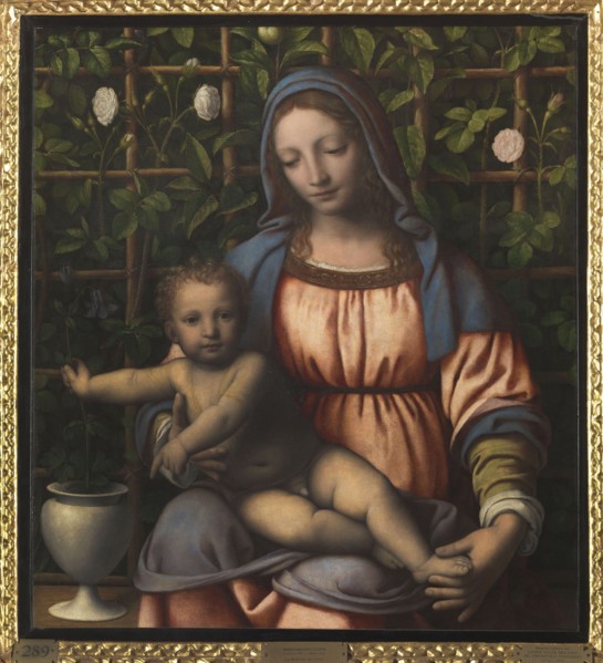 The Madonna of the Rose Garden (Madonna del Roseto).
