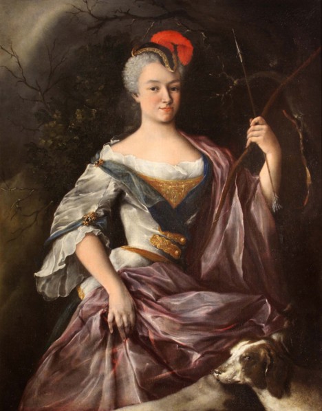 Portrait of a Lady as Diana.