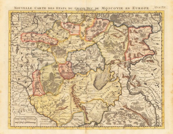 Map of the Grand Duchy of Moscow.