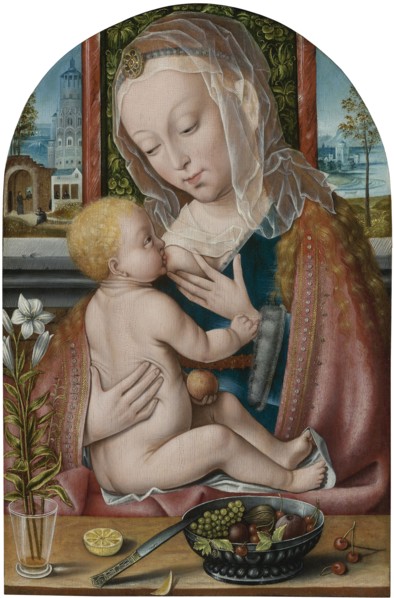The Virgin and Child.