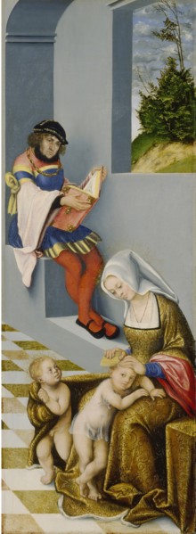 Altarpiece of the Holy Kinship.Right panel.