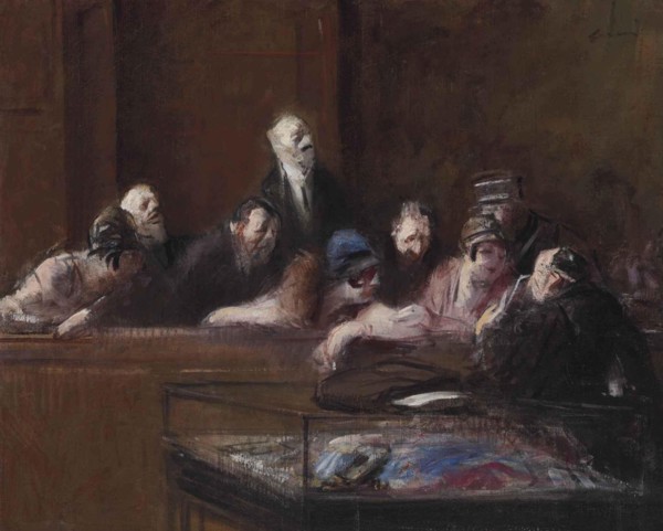 A court scene.