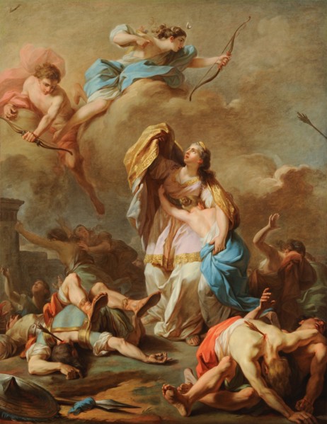 Apollo and Diana Punishing Niobe by Killing her Children.