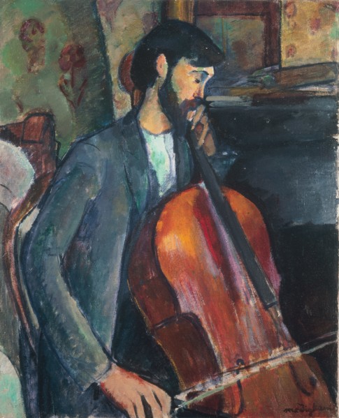 The Violoncello Player.