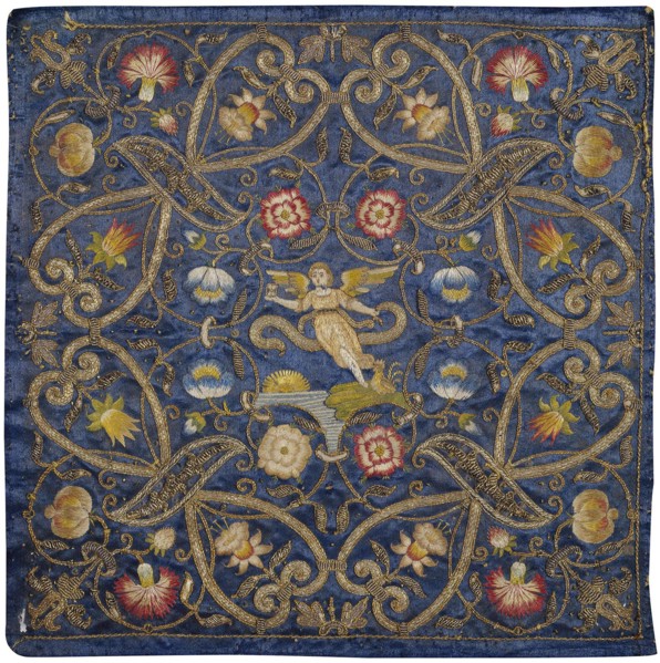 Embroidery with the Depiction of the Allegory of Time.