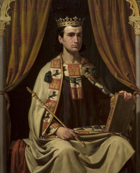Portrait of Alfonso X (1221-1284), King of Castile, León and Galicia.
