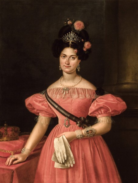 Portrait of Maria Christina of the Two Sicilies (1806-1878).