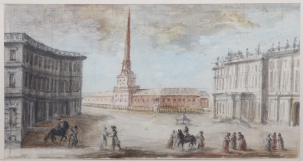 The Palace Square in Saint Petersburg.