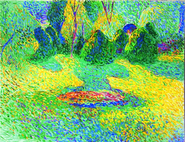 In the Garden of Pretzfeld Castle, 1905.