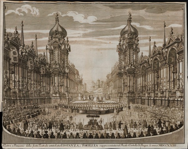 Opera Costanza e fortezza in the Prague Castle on August 28, 1723 to celebrate the coronation of Cha