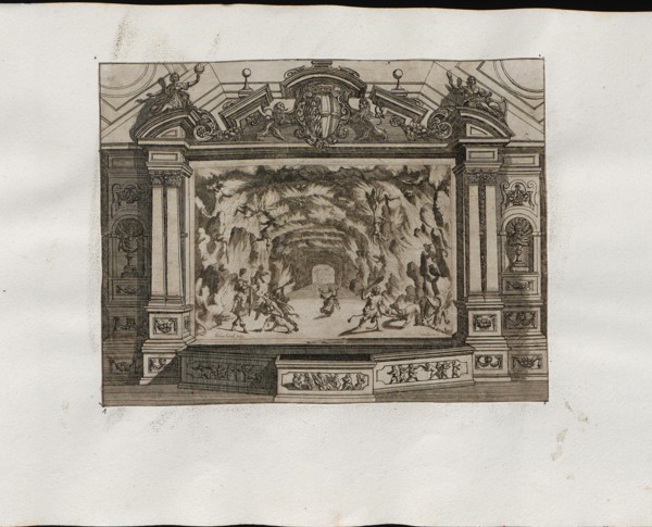 Caves of the Underworld. Opera Fedra incoronata by J. C. Kerll on 24 September 1662 in Munich, 16
