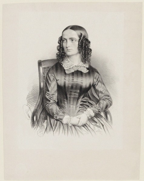 Portrait of the Soprano Teresina (Teresa) Brambilla (1845-1921), .