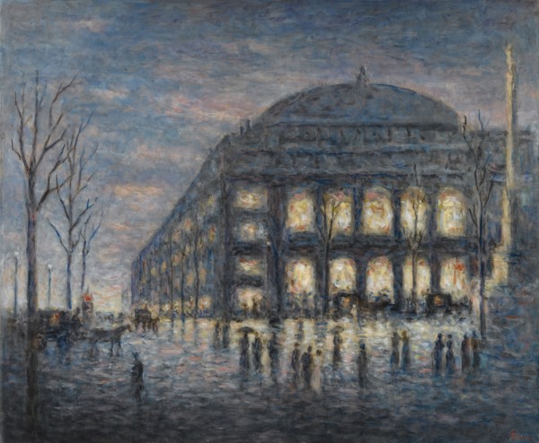 The Place du Châtelet in Paris, c. 1900.