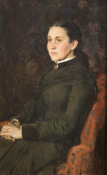 Portrait of Yelizaveta Grigoryevna Mamontova (1847-1908), 1885.