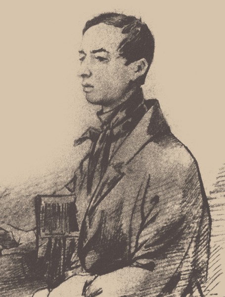 Valerian Nikolayevich Maykov (1823-1847), 1840s.