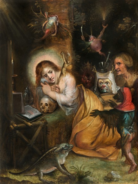 The Penitent Mary Magdalene visited by the Seven Deadly Sins, c. 1608-1610.