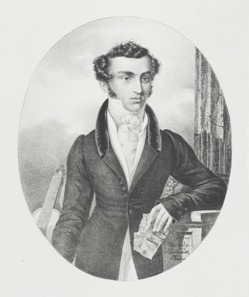 Portrait of the Composer and Poet Nicholai Alexandrovich Korsakov (1800-1820), 1820.