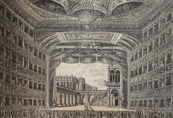 Teatro La Fenice in Venice, 1829.