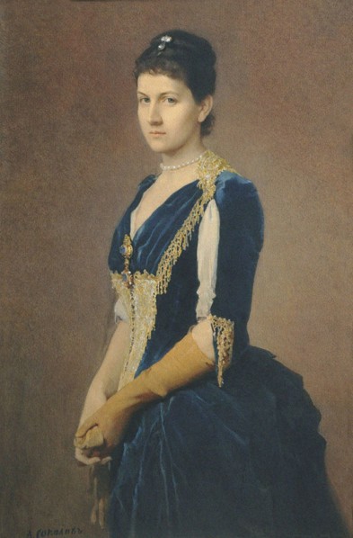 Portrait of Maria Grigoryevna Shcherbatova, née Stroganova (1857-1920).