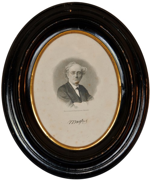 Portrait of the poet Fyodor Ivanovich Tyutchev (1803-1873), Second Half of the 19th cen.