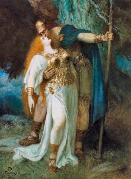 Wotan's farewell to Brunhilde. (Leb wohl, Du kühnes, herrliches Kind!).