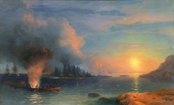 The Battle of Bomarsund, 1858.