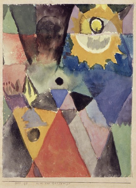 Still life with gas lamp, 1915.