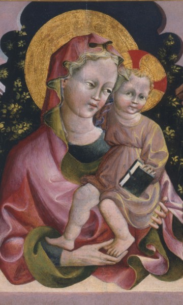 Virgin and Child with Book, 15th century.