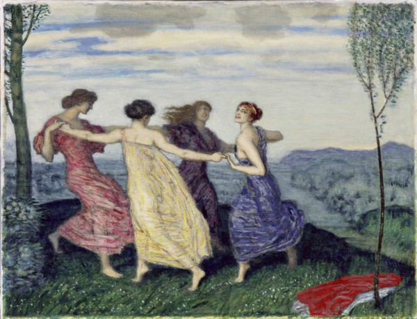 Spring round dance, 1909.