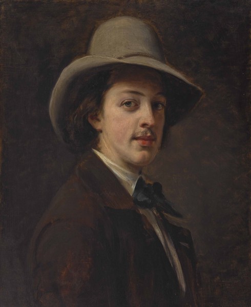 Portrait of the writer Paul Heyse (1830-1914), 1849.