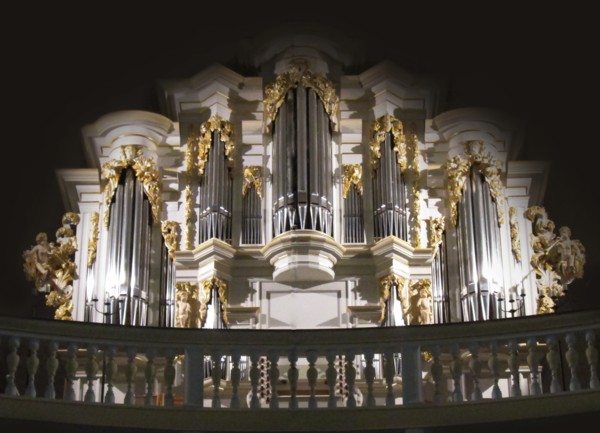 The Wender organ in the Bach Church, Arnstadt.