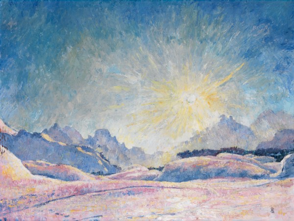 Winter Sun in Maloja, 1926.