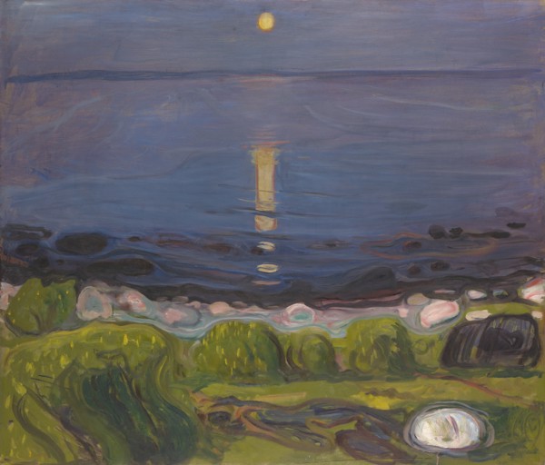 Summer night on the beach, 1902-1903.