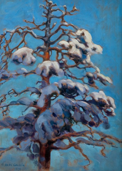 Snowy Pine Tree, 1899.