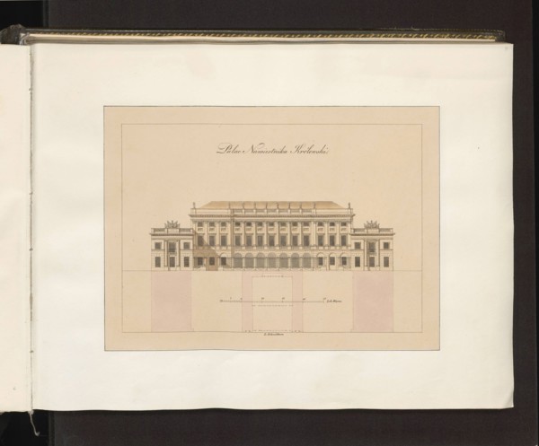 Radziwill Palace in Warsaw, (Presidential Palace), on Krakowskie Przedmiescie, (Frédéric Chopin's fi