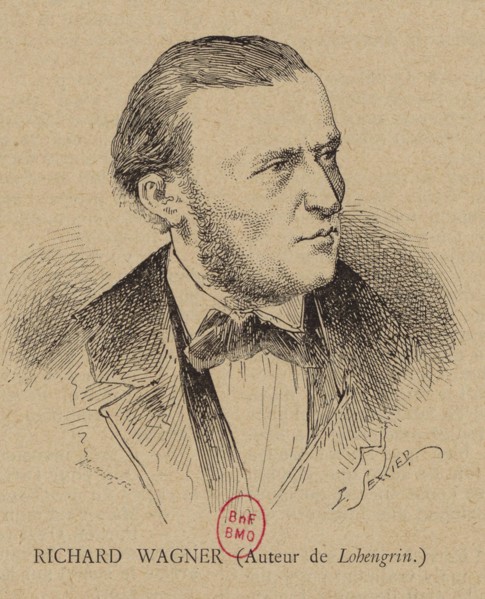 Portrait of the Composer Richard Wagner (1813-1883), 1891.