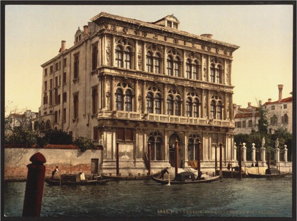 Palazzo Vendramin Calergi in Venice, 1880s.