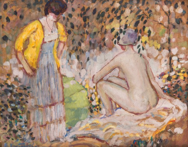 Sunbathing, 1920s.