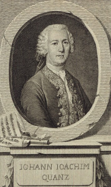 Portrait of Johann Joachim Quantz (1697-1773), 1767.