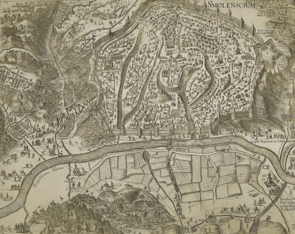 Smolensk and its surroundings, 1636.