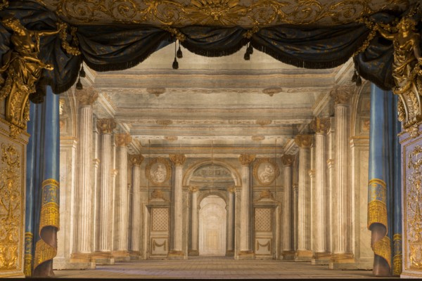 The Temple of Minerva. Set design for the Petit Théâtre de la Reine, Versailles, 1754.
