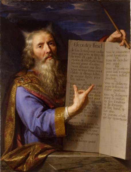Moses with the Ten Commandments, c. 1650-1660.