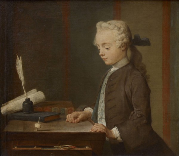 Boy with a Top (A Child with a Teetotum), 1738.