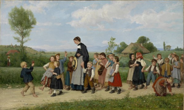 The Sunday School Walk, 1872.