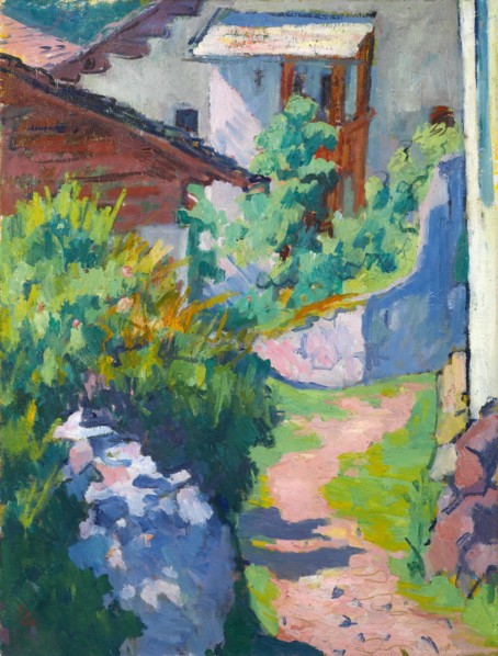 House and way in Capolago, 1921.