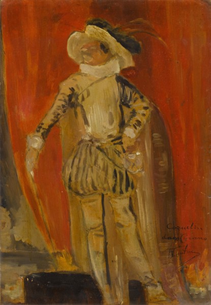 Constant Coquelin as Cyrano.
