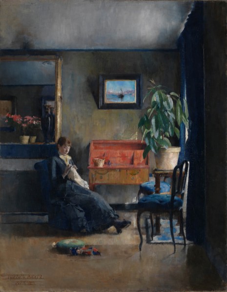Blue Interior, 1883.