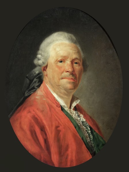 Portrait of the composer Christoph Willibald Ritter von Gluck (1714-1787), 1777.