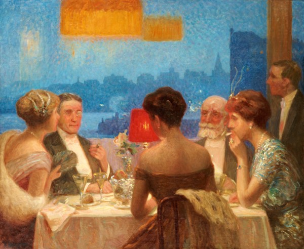 Dinner company.
