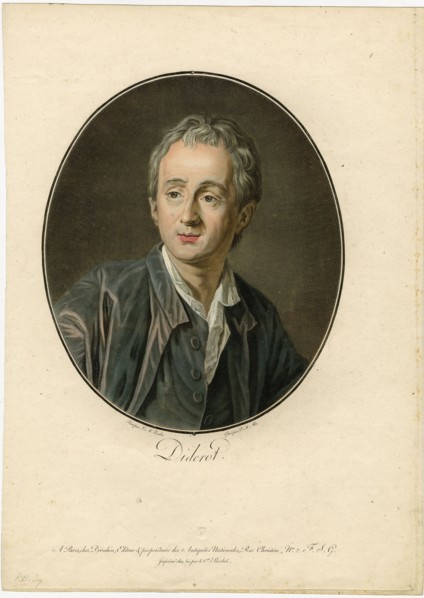 Portrait of Denis Diderot (1713-1784), 1793.